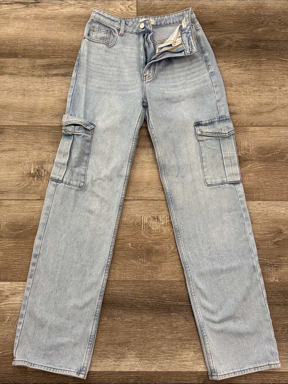 PacSun Light Blue 90’s Boyfriend cargo Jeans